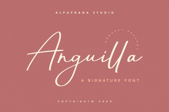 Anguilla: A Signature Font for Modern Digital Design