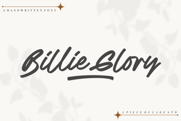 Billie Glory: A Refined Script Font for Digital Creators