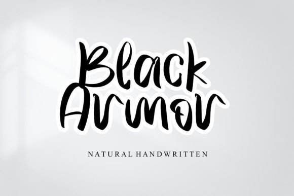 Black Armor: The Graffiti Script Font for Editorial Punch