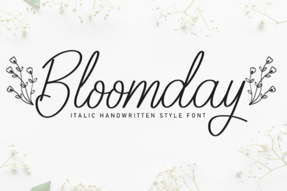 Bloomday: A Whimsical Typeface for Handmade Elegance