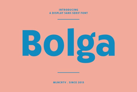 Bolga: A Display Font Built for Campaign Impact