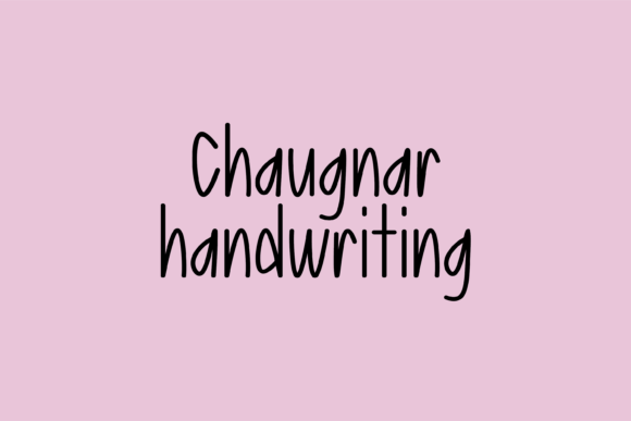 Chaugnar: A Handwritten Font That Brings a Friendly Quirk to Branding