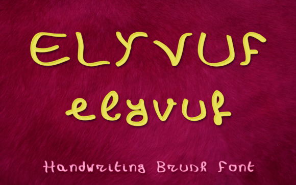 Elyvuf: The Script Font for Editorial Personality