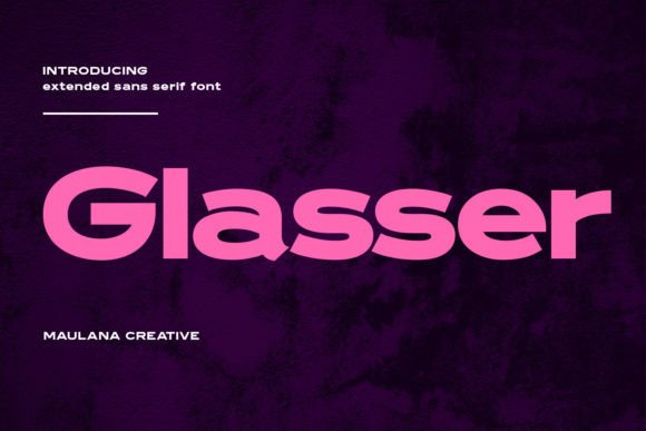 Glasser: A Sans Serif with a Sharp, Curious Personality