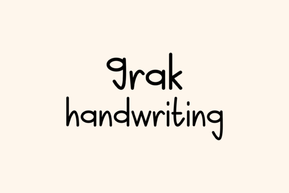 Grak: A Friendly Font for Modern Web Design