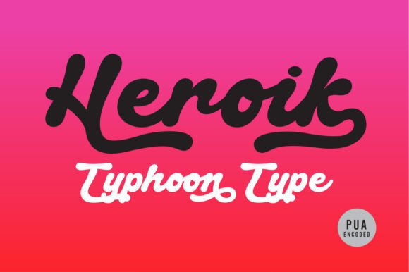 Heroik: An Elegant Script Font for Crafters