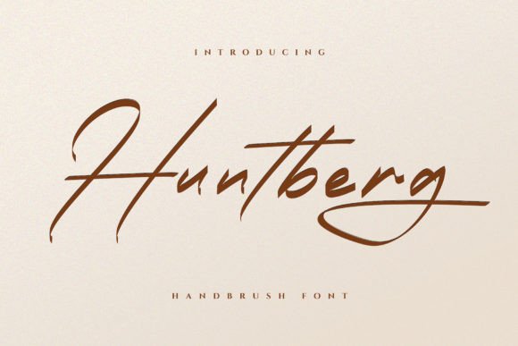 Huntberg: A Font Designed for Marketers and Creators