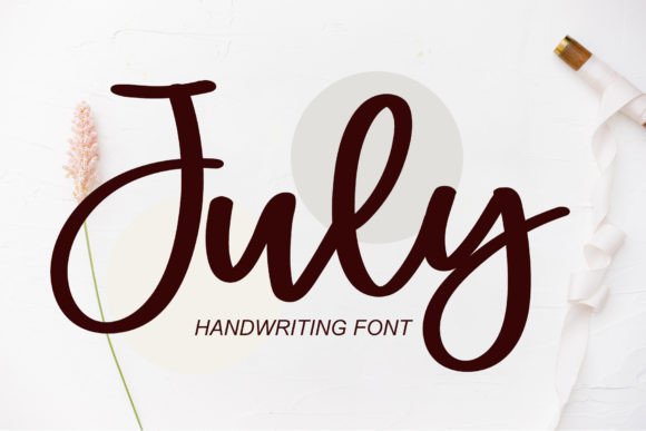 July: A Script Font for Editorial Elegance