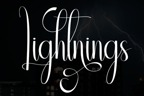 Lightnings Font: Adding Spark to Campaign Designs