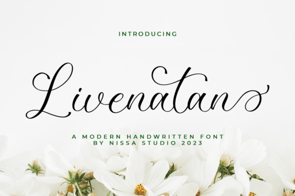 Livenatan: A Script Font for Crafters and Product Creators