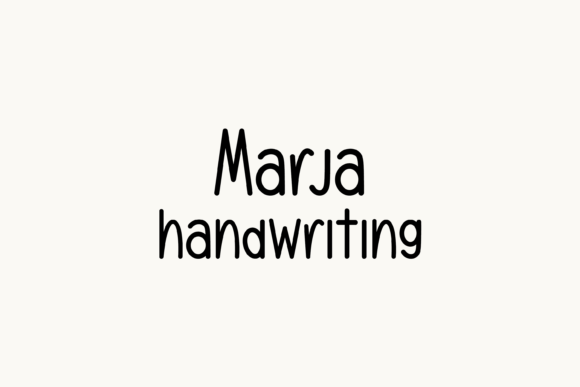 Marja: The Friendly Font Your Small Business Brand Needs