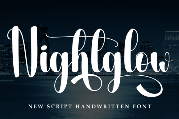 Nightglow: The Handwritten Script Font for Editorial Personality