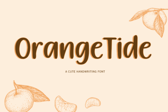 Orangetide: A Script Font Built for Modern Brand Energy