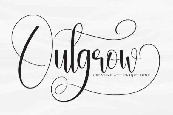 Outgrow Font Review: A Friendly Handwritten Script