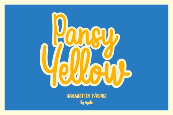 Pansy Yellow: A Font Designed for Campaign Clarity