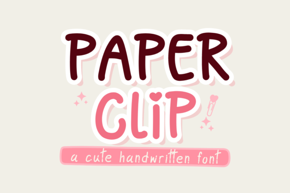 Paper Clip: The Essential Handwritten Font for Crafters and Sellers