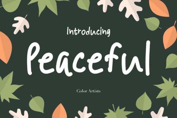 Peaceful: A Calming Font for Modern Branding