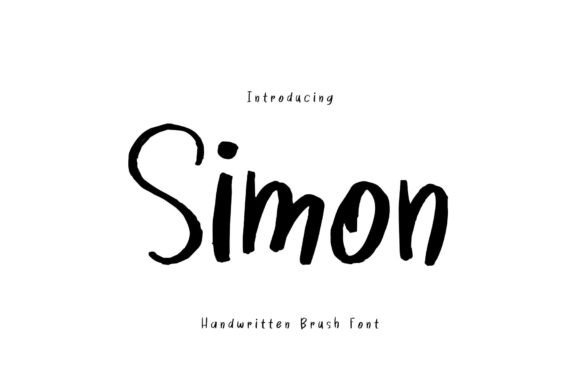 Simon Font: A Warm, Handwritten Brush Script for Modern Branding