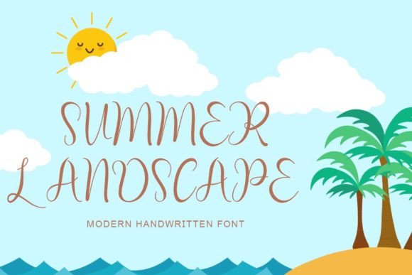 Summer Landscape Font: A Natural Handwritten Review