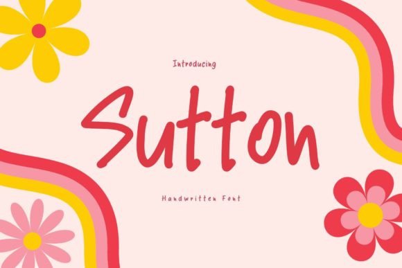 Sutton Font: Your Handwritten Touch for Creative Projects