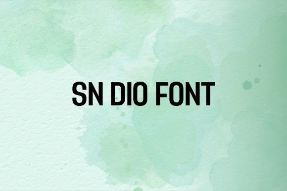 The Allure of Sn Dio: A Creative Font for Handmade Products