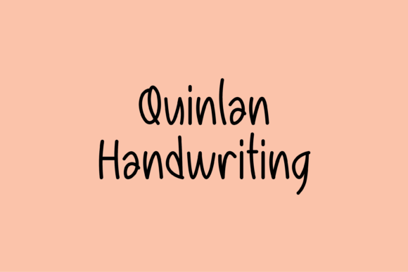 The Quinlan Font: Your Go-To Handwritten Typeface for Crafted Goods