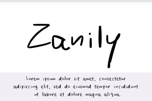 The Zanily Font: A Friendly Choice for Brands