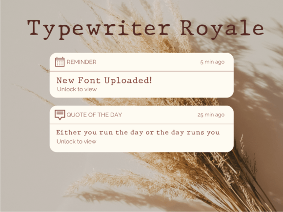 Why Typewriter Royale is My Preferred Editorial Typeface